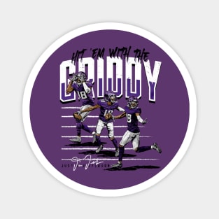 Justin Jefferson Minnesota Griddy Dance Magnet